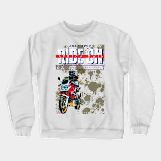 Ride on Africa Twin 750 Crewneck Sweatshirt